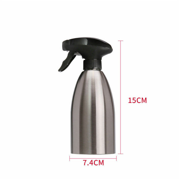 BBQ Dispenser Stainless Steel Sprayer Kitchen Olive Oil Cooking Spray Bottle 2X