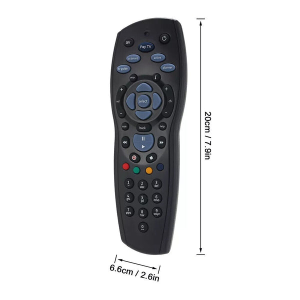 PayTV Remote Control Compatible with Foxtel Standard IQ IQ2 IQ3 IQ4 HD - Black