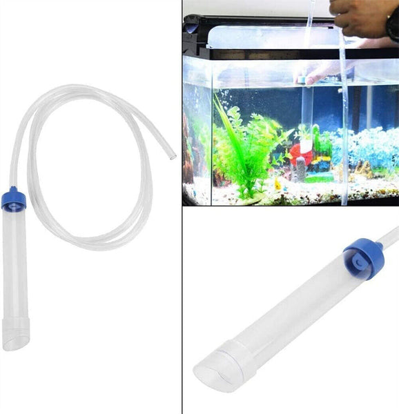 1/2 Fish Tank Aquarium Gravel Cleaner Syphon Vacuum Water Water Filter With Hose