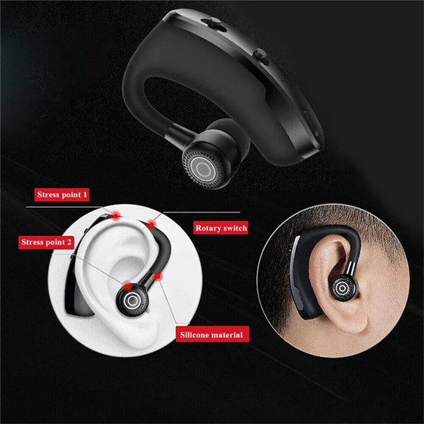 Wireless Bluetooth Earpiece Earphone In-Ear Single Earphones Handsfree Headset