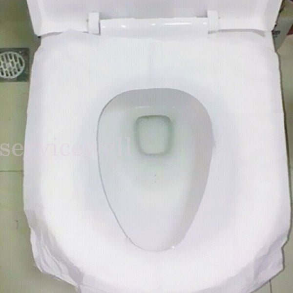 UP1500pcs Toilet Seat Covers Paper Biodegradable Disposable Sanitary Flushable