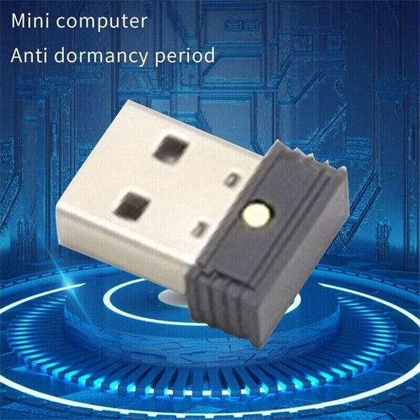 Mini Mouse Jiggler Keeps Awake USB Mouse Mover for Laptop (Mouse Jiggler) Hot AU