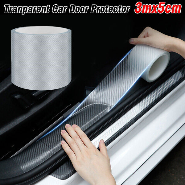 Car Accessories Door Protector Sill Scuff Cover Anti Scratch Sticker 3m*5cm DIY