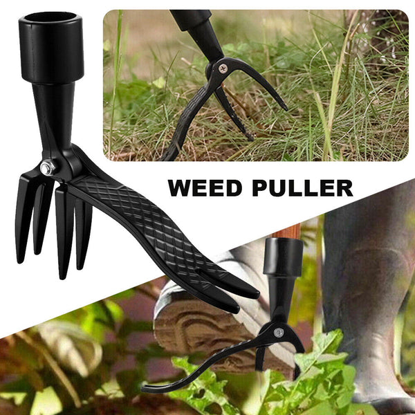 Weeder Puller Stand Up Weed Tool Handle Claw Garden Outdoor Root Remover Killer