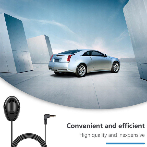 3.5mm Microphone For PC Car Audio Stereo GPS DVD Bluetooth Enabled External Mic