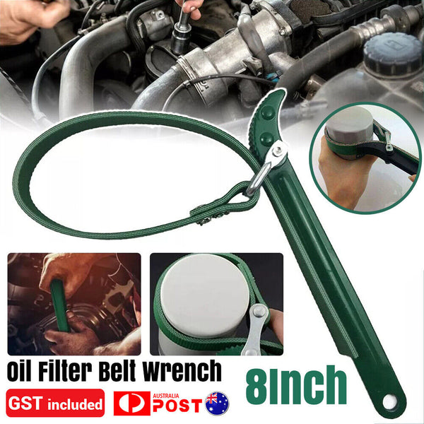 Oil Filter Belt Wrench Puller Strap Spanner Filter Cartridge Removal Tool New AU