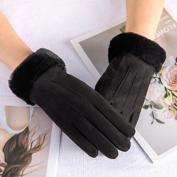 Women Winter Gloves Thermal Touch Screen Warm Windproof Soft Outdoor