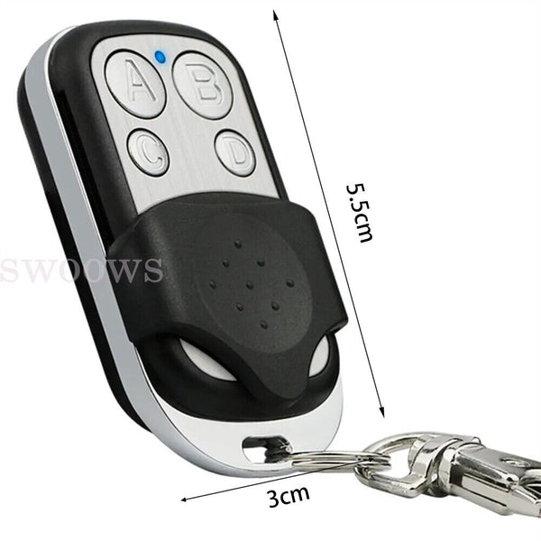 1/6 Universal Replacement Garage Door Car Gate Cloning Remote Control Key Fob433