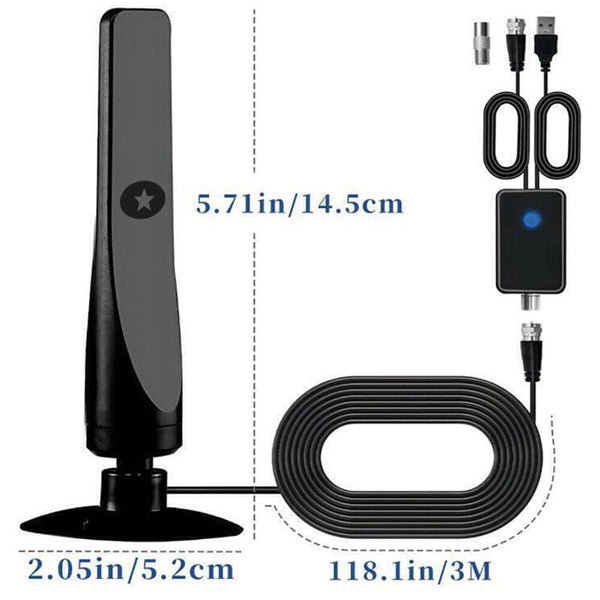 Rewave Antena, Rewave Antenna, TV Antenna, Suction Cup TV Antenna Plug Play New