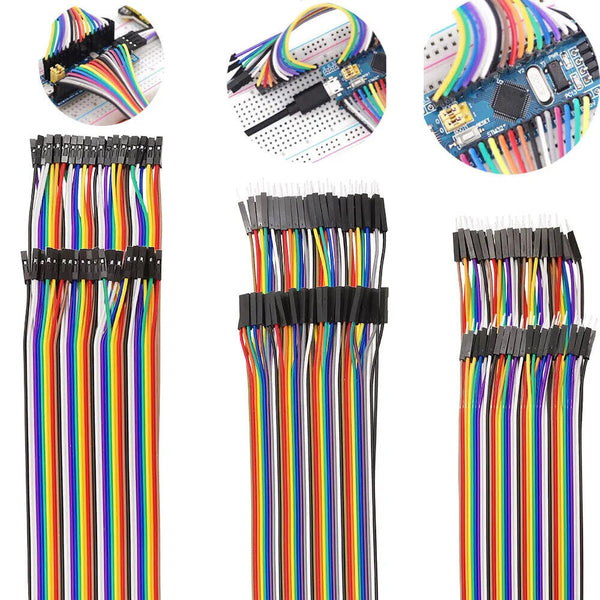 UP200PCS 10/15/30/40CM Dupont Cable Jumper Wire for Arduino RPi breadboard