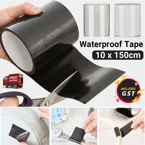 1/2x 1.5M Waterproof Tape Super Strong Stop Leak Repair Leakage Flex Seal Fiber