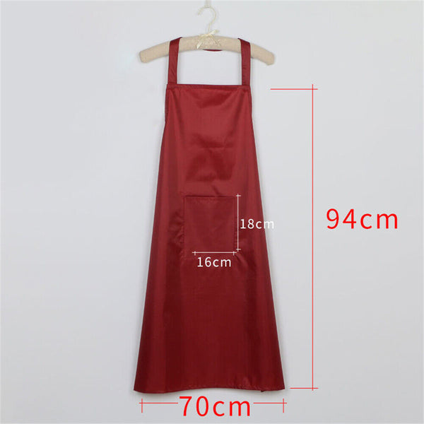 1-2x PVC Heavy Duty Waterproof Cleaning Kitchen plastic Commercial Butcher Apron