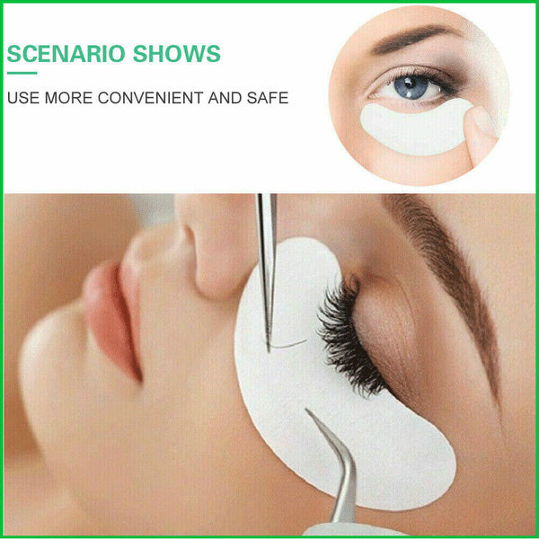 UP 2000 x Under Eye Curve Eyelash Pads Gel Patch Lint Free Lash Extension Beauty