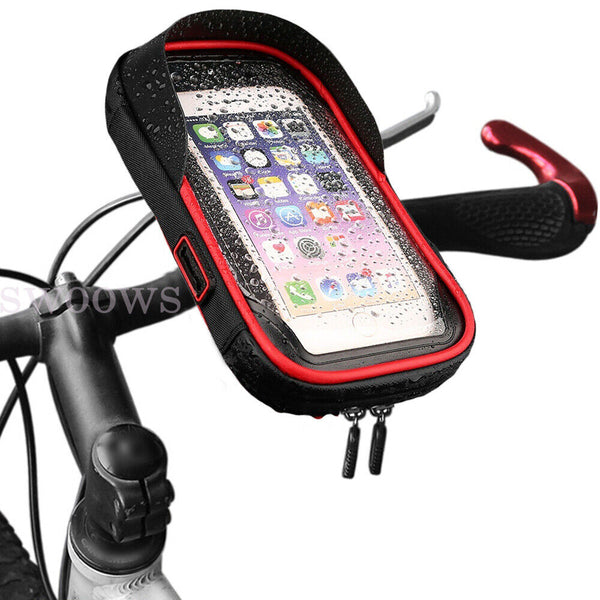 Waterproof Bike Phone Holder Handlebar Mount For Motorcycle Cycling Universal