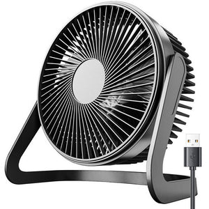 Portable mini USB CoolingFan 360 degrees Small Desktop Desk Quiet Computer 4inch