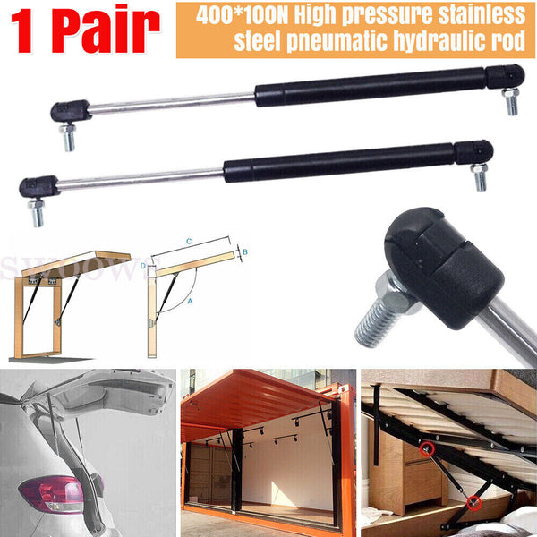 2Pcs 400*100N Gas Strut Kitchen Cabinet Cupboard Door pneumatic hydraulic rod