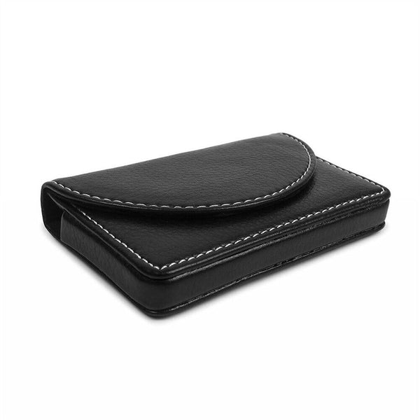 Portable Professional Leather Business Name Card Holder Credit Card Case Wallet