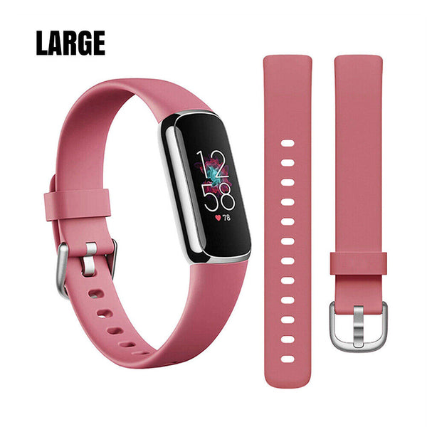 Replacement Waterproof Silicone Wristband Watch Soft Bracelet Fitbit Luxe Band