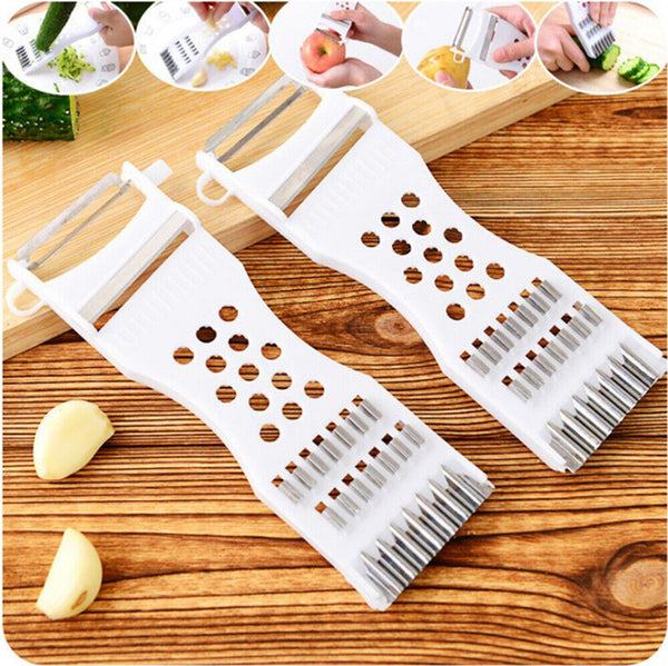 Vegetable Grater 5 in 1 Hand Held Julienne Cutter Potato Fruit Slicer Peeler