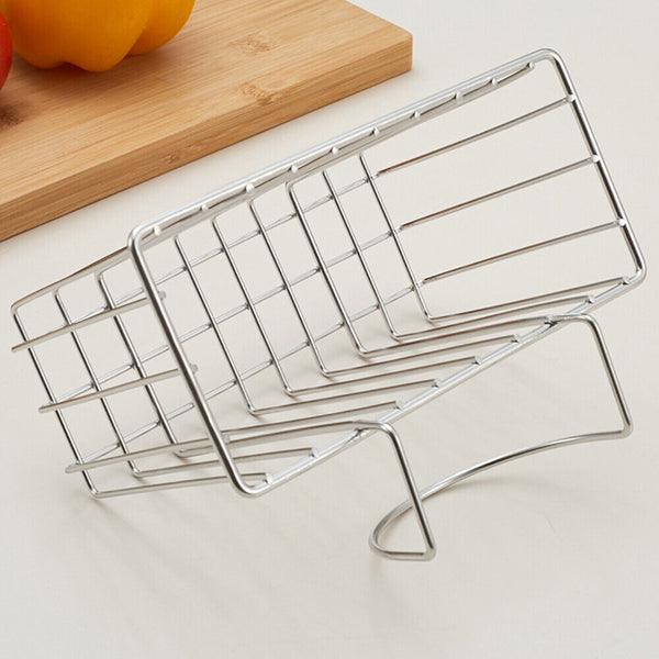 Kitchen Sink Caddy Tidy Storage Holder Rack Cleaning Organizer Stainless Steel