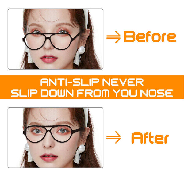 UP 10Pairs Anti-Slip Stick On Nose Pads Silicone for Eye Glasses Sunglasses