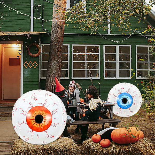 Halloween Decoration Hanging Inflatable Pumpkin Eyeball Outdoor Blow-up Party AU