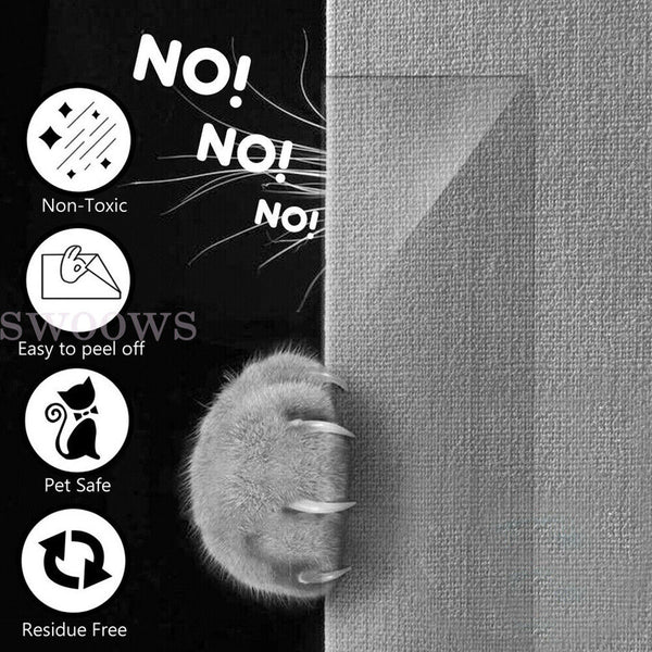 8x Cat Couch Sofa Scratch Guard Stickers Pet Furniture Anti-Scratching Protector