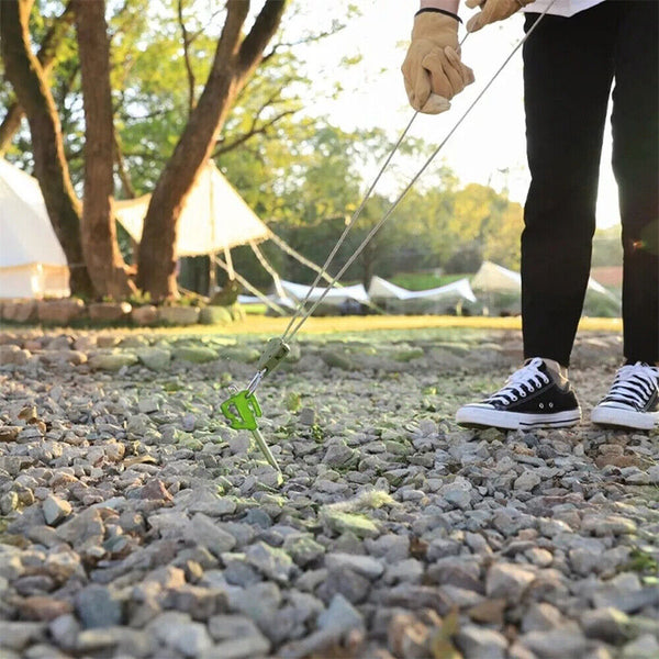 4Metre Camping Ratchet Pulley Tent Guide Rope Adjustable Guy Line Tensioner Tie