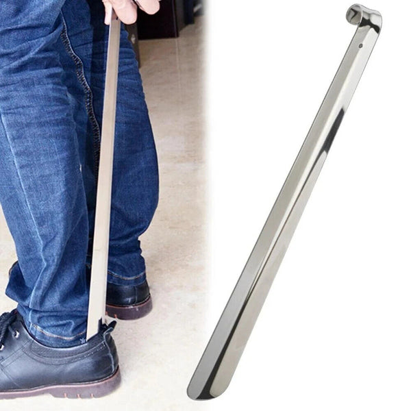 1/2x Long Handle Shoehorn Stainless Steel Shoe Horn Lifter Tool 58cm AU STOCK