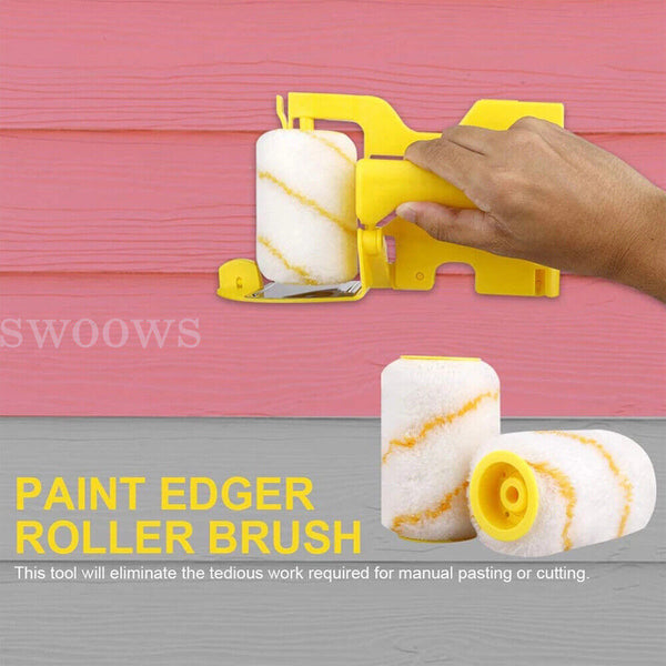 Clean-Cut Paint Edger Roller Brush Safe Painting Tool For Home Wall Room Ceiling