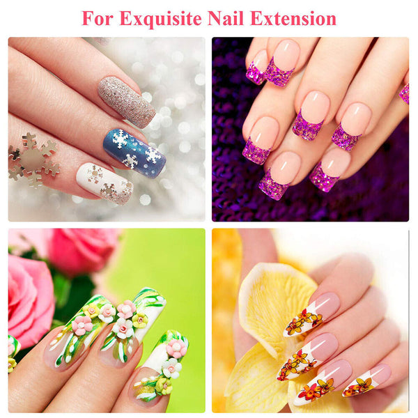 Nail Art Silk Wrap Repair Kit Extension Building Silk Fiberglass Gel Extension