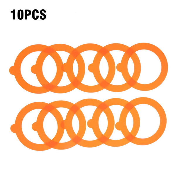 12 Pack Silicone Replacement Gasket Airtight Rubber Seals Ring for Jar Lids AU