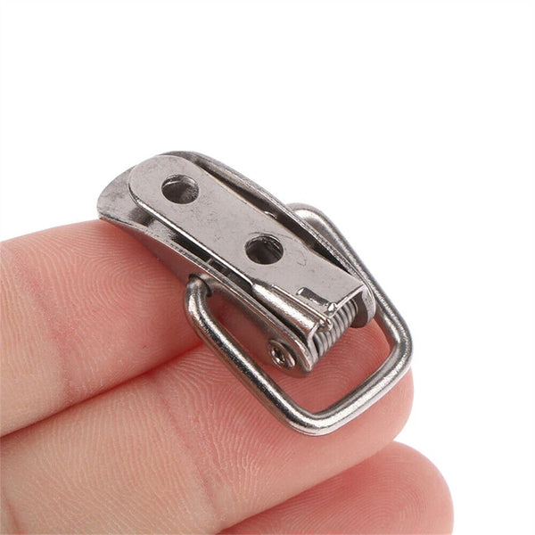 Stainless Steel Toggle Clasp Case Clip Suitcase Tool Box Chest Trunk Latch Lock