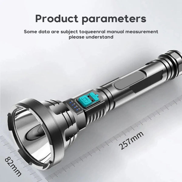 12000000LM USB Rechargeable Lamp High Powered LED Flashlight Super Bright Torch