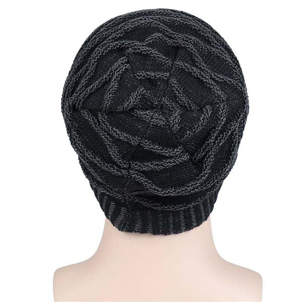 Men Knitted Thermal for Slouch Beanie Hat Winter Fleece Lined Warm Skull Ski Cap