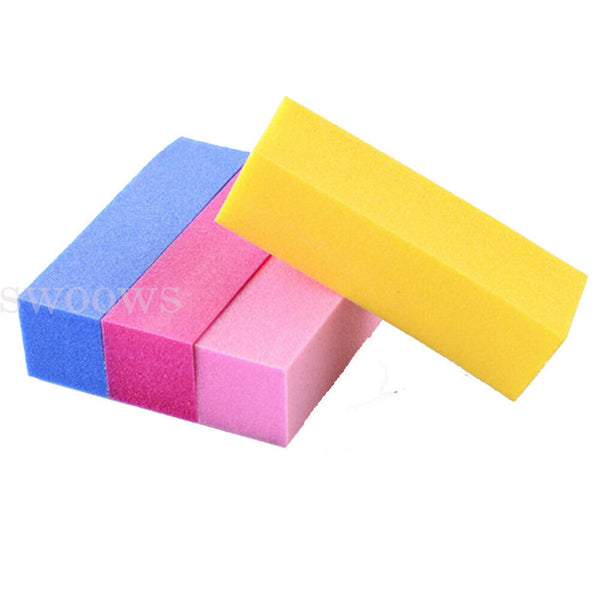 10/20 Buffer Block Buffing Sanding Sponge Nails File Grinding Nail Art Tips Tool