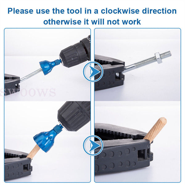 Deburring External Chamfer Tool Tungsten Steel Hex Shank Remove Burr Tool Drill