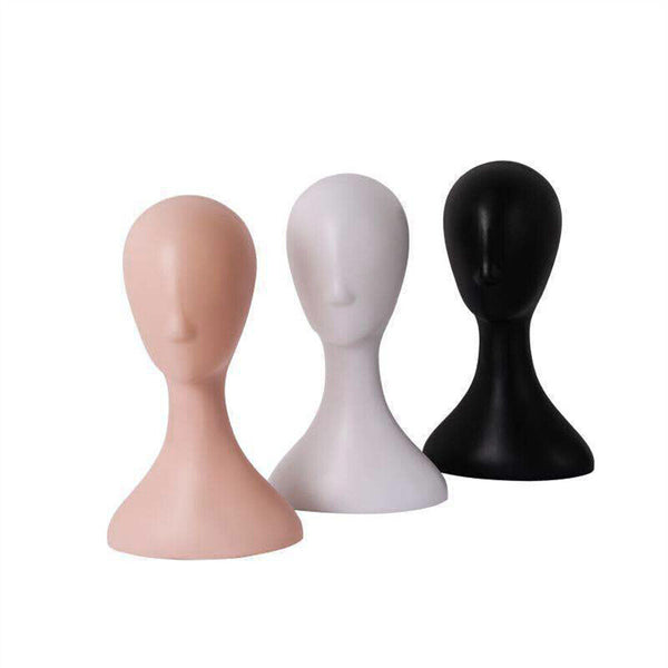 Plastic Female Mannequin Wig Hair Hat Scarf Manikin Head Model Display Stand AU