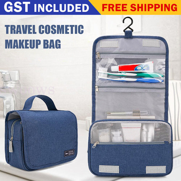 Travel Cosmetic Makeup Bag Hanging Toiletry Case Storage Large Bag Organizer AU