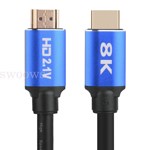 Premium HDMI Cable V2.1 Ultra HD 8K 7680*4320 3D High Speed Ethernet HDR ARC