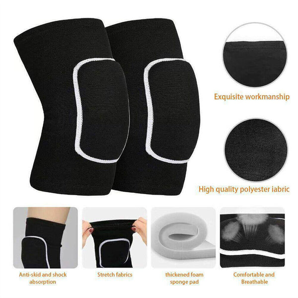 1 Pair Knee Pads Construction Professional Work Sports Comfort Gel Leg Protector