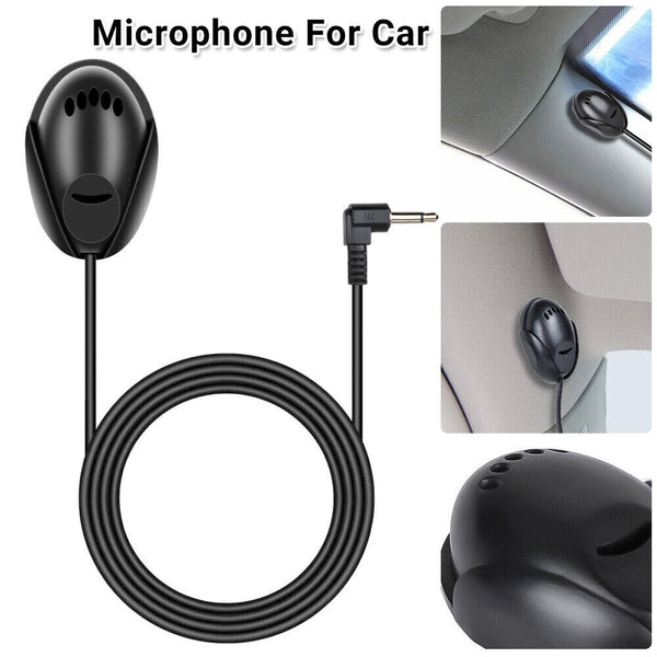 3.5mm Microphone For PC Car Audio Stereo GPS DVD Bluetooth Enabled External Mic