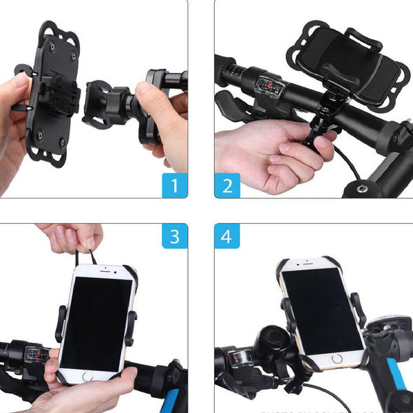 Mobile Phone Holder Bracket Mount For Motorcycle Bicycle Bike MTB Handlebar