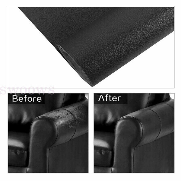 Leather Repair Tape Kit Self Adhesive Patch Sticker Couch Handbags Sofa Car Seat