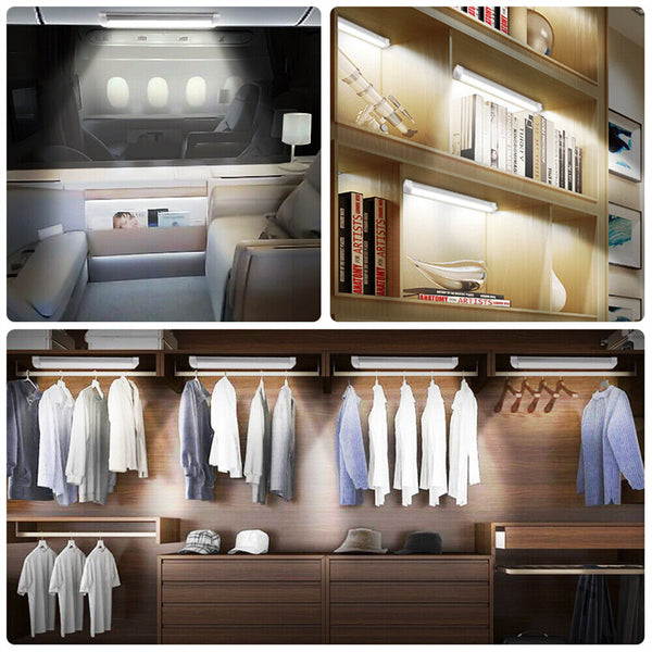 1-2x 72 LED Strip Lights Bar Car Interior Waterproof Lamp Caravan Boat Camping