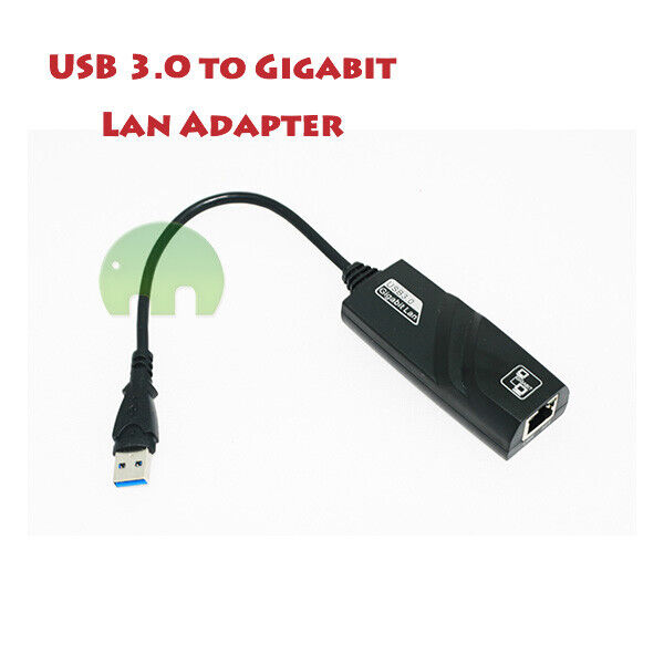 USB 3.0 To RJ45 Gigabit Plug & Play1000 Mbps Ethernet Adapter Network Lan Card