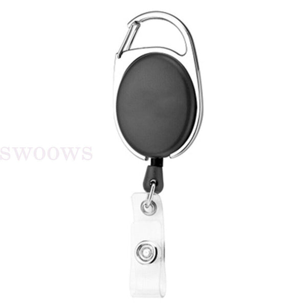 3-30pc Retractable Badge Holder Reel Card Business Security ID Pull Key Tag Clip