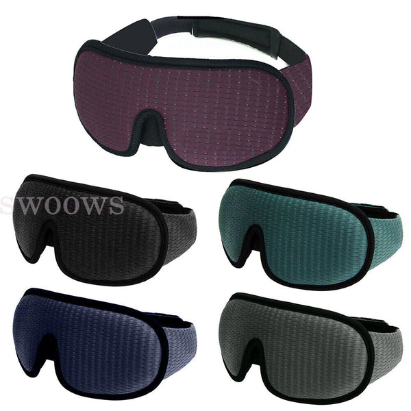 Travel Sleep Eye Mask soft 3D Memory Foam Padded Shade Cover Sleeping Blindfold