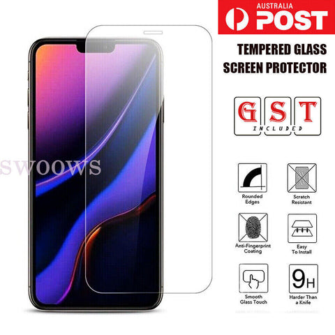 1/2x Tempered Glass Screen Protector For iPhone 14 13 12 11Pro XS Max XR 8 Plus