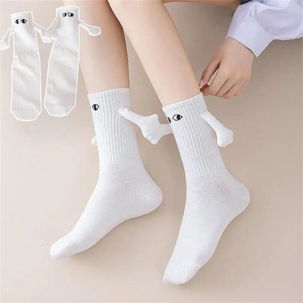 Magnetic Hand Holding Socks 2023, Hand In Hand Socks, Couple Holding Hands Socks